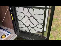 camco rv screen door grille install