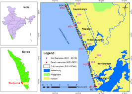 Know all about kerala state via map showing kerala cities, roads kerala has emerged as one of the most popular tourist places in india. Monazite Chemistry And Its Distribution Along The Coast Of Neendakara Kayamkulam Belt Kerala India Springerlink