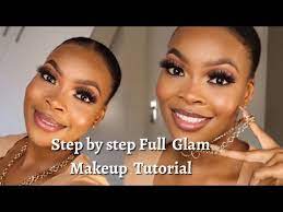 full glam step by step makeup tutorial