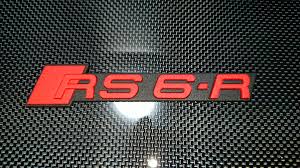 audi rs6 r emblem logo badge s6 a6 abt