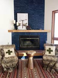 Painted Brick Fireplaces Fireplace