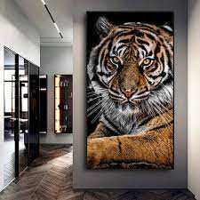 Animals Canvas Painting Tiger Canvas