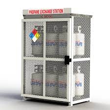 30lb propane cylinder storage cage in