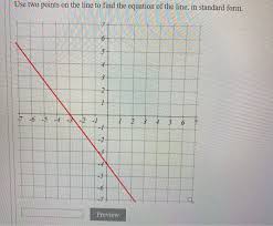 solved use two points on the line to