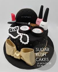mac makeup cake sugar rush cakes