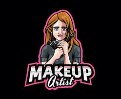 makeup artist logo vector images over