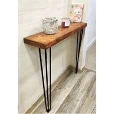 Rustic Console Table 175mm Hairpin 3r