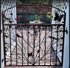 Woodland Garden Gate Iron Ornamental