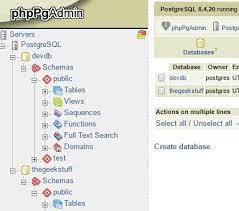 how to setup phppgadmin postgresql web
