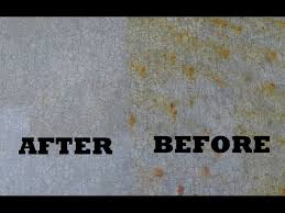 remove fertilizer stains from concrete