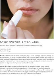 safety of petrolatum in lip balm