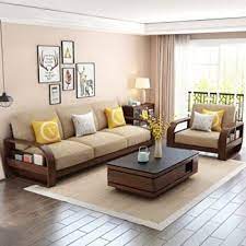 sheesham solid wood 5 seater sofa set