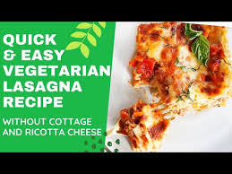 quick easy vegetarian lasagna recipe