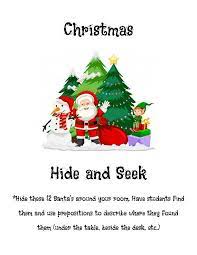 christmas hide and seek with