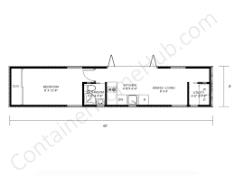40 Foot Container Home Floor Plans