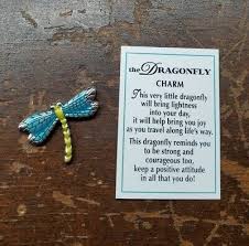 Dragonfly Pocket Charm With Card Good