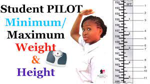 pilots height and weight maximum