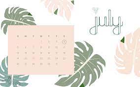 July 2020 Downloadable Calendars ...