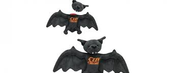The ozzy osbourne plush bat is a web exclusive. Ozzy Osbourne Celebrates Disturbing Anniversary With A Plush Toy Bat Celebrityaccess