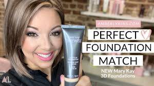 Perfect Foundation Matching With Mary Kay New Timewise 3d Foundation