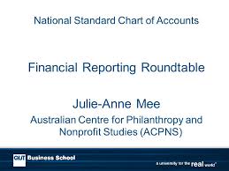 National Standard Chart Of Accounts Financial Reporting