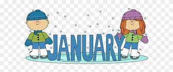 January Musings - Months Of The Year January - Free Transparent PNG Clipart  Images Download