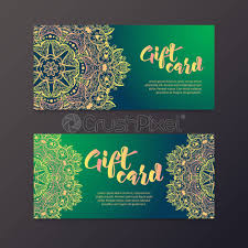 rich gold gift certificates in the