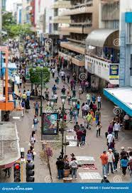 Централь San Jose Costa Rica Avenida Редакционное Изображение - изображение  насчитывающей улица, северно: 26105045