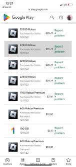 800 on roblox purchases