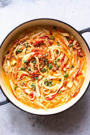 Glass Noodle Soup With Red Curry Paste