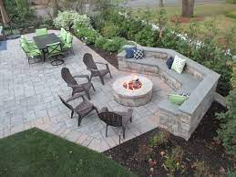 seat wall and fire pit glen rock nj