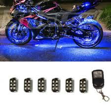 6pc Pod Premier Rgb Color Motorcycle Underglow Neon Led Accent Light Kit Ebay