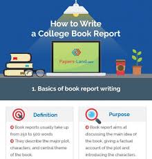 How To Write A College Book Report Infographic E Learning Infographics