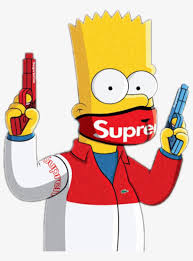 Feel free to use these gangster images as a background for your pc, laptop, android phone, iphone or tablet. Bart Simpson Bartsimpson Gang Trap Bart Simpson With A Gun 791x1027 Png Download Pngkit