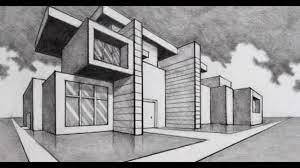 dessiner une maison en perspective 3d