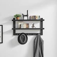 Danya B 29 In 2 Tier Black Ledge Wall