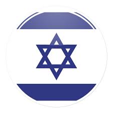 מדבקה דגל ישראל עגול – מדבקות לרכב