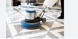 terrazzo mosaic floor polishing