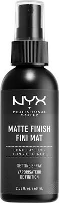 nyx professional makeup matte finish setting spray 60 ml
