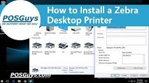 Zebra zd220, zd230 and zd888 printers are supported in nicelabel driver. Posguys How To Install A Zebra Desktop Printer Youtube