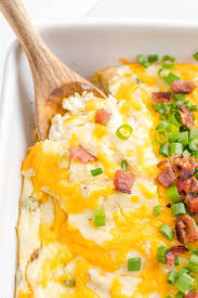 loaded mashed potato cerole recipe