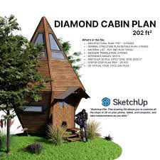 Wooden Diamond Shaped Tiny House Design