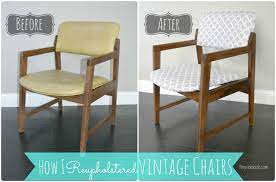reupholstering vine dining chairs