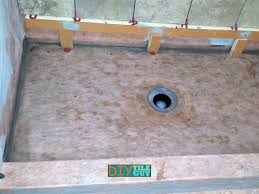 how to build a shower pan 2 methods