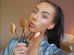 oval brushes review natural makeup