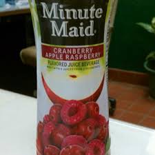 calories in minute maid cranberry apple