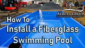 install a fibergl swimming pool