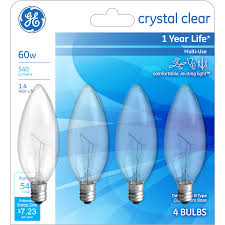 Ge 25 Watt Blunt Tip Candelabra Base Multi Use Decorative Clear Bulb 2 Pack Light Bulbs Meijer Grocery Pharmacy Home More