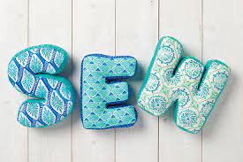 how to make fabric letters gathered