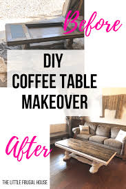 diy coffee table makeover the little